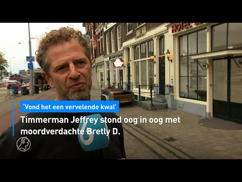 Timmerman Jeffrey zag moordverdachte Bretly D. aangehouden worden | Hart van Nederland