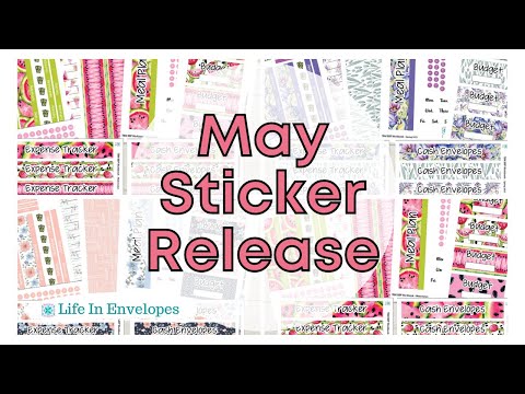 May Sticker Release /  TBM BBP Stickers / EC Stickers / Erin Condren / Universal Planner Stickers