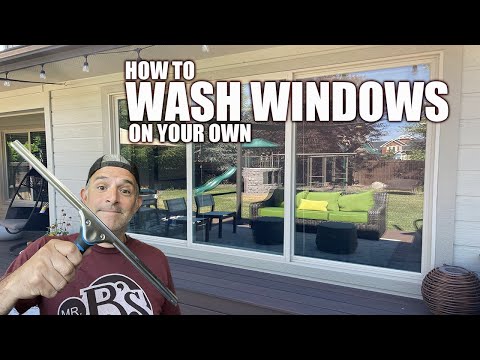 How to wash your own windows and save money.