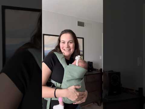 How to wear your newborn in the Wildbird Aerial Carrier #baby #babywearing #newborn #babywrap