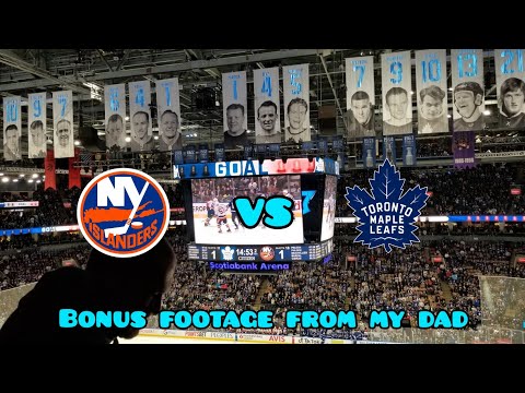 BONUS FOOTAGE from my dad Leafs vs Islanders Jan 23 2023 MUST WATCH