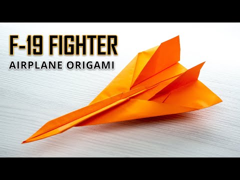 Step-by-Step Guide to Making an F-19 Jet Fighter Paper Airplane