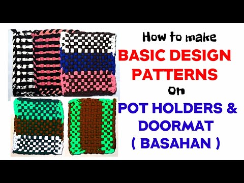 How to make POT HOLDER/Paano gumawa ng POT HOLDER by Anak Bukid