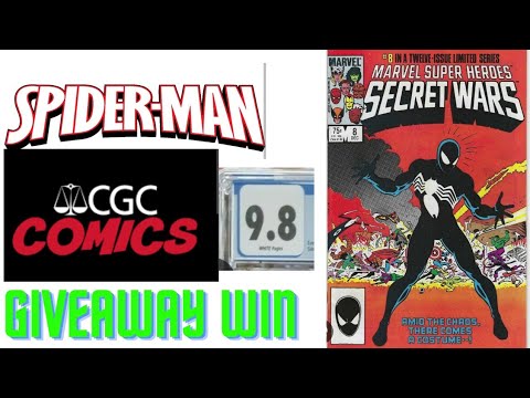 spiderman cgc comic slab giveaway win #spiderman #cgc #comic