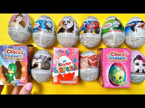 Asmr chocolate eggs - what’s inside ?