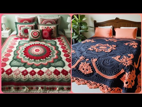 Gorgeous Handmade Crochet Bedsheets Pattrens