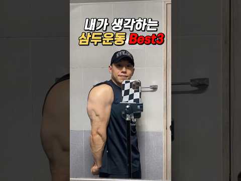 내가 생각하는 삼두운동 Best3