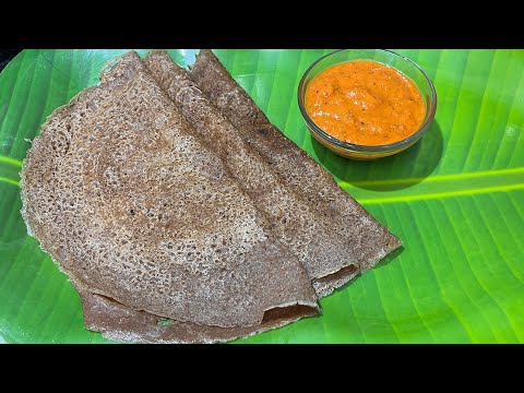 தோசைக்கு மாவு இல்லையா இப்படி செய்ங்க | Ragi Dosa | Wheat Flour Dosa | Ragi Wheat Dosa