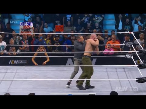 Bryan Danielson attacks Jon Moxley - AEW Dynamite GrandSlam 9/25/24