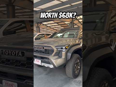 $68K Mid-Size Pickup!? 2024 Toyota Tacoma Trailhunter #shorts