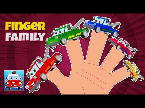 Tow Truck Finger Family Nursery Rhyme & Baby Song