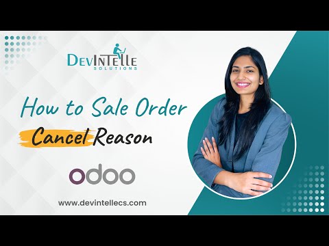 How to Sale Order Cancel Reason in Odoo | Sale Cancel Reason