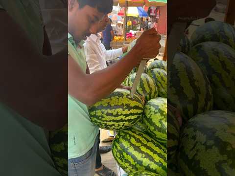 Amazing Watermelon Fruit Cutting Skills - Bangladeshi Street Food #shorts