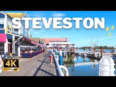 Experience the beauty of Steveston Village [4K] | Richmond BC Canada 2022