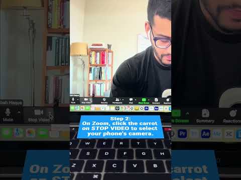 How to use iPhone as a webcam on your Macbook with Zoom