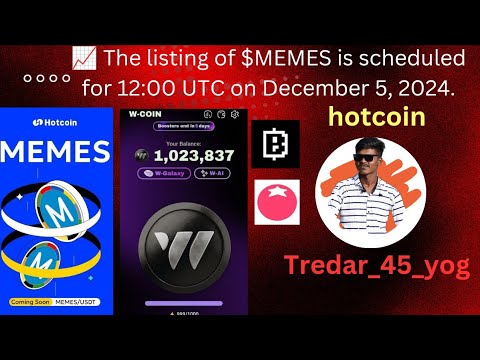 Memescoin letest update / Blum memeland / w-coin new update/ tomarket #blum #memes #wcoin #tomarket