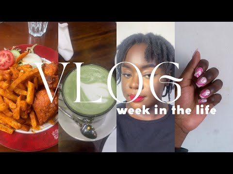 VLOG 054 | work lunch, creating content and new nails - week in the life of a freelancer KE