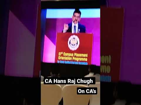 CA Hans Raj Chugh on CA's Campus Orientation