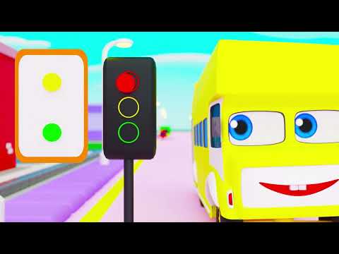 Wheels on the Bus Go Round and Round | Best Rhymes Compilation Video | Nursery Rhymes Collection USA