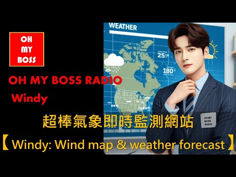 超越想像的氣象即時監測網站 Windy Wind map & weather forecast