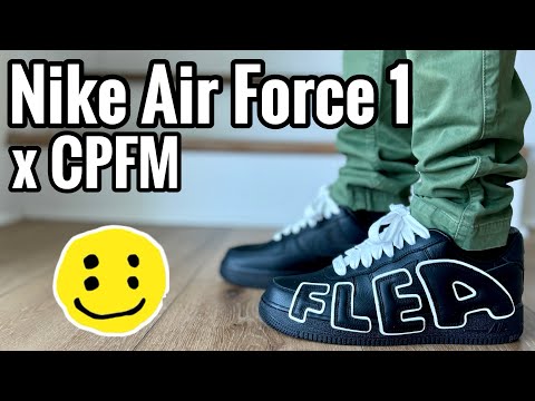 Nike Air Force 1 x CPFM “Black White” Review & On Feet