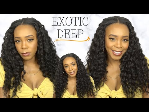 Organique Synthetic Hair U Part Wig - EXOTIC DEEP --/WIGTYPES.COM