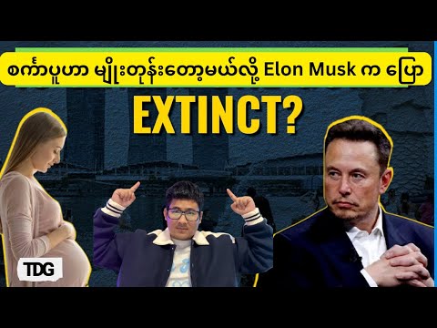 စင်ကာပူနိုင်ငံ လူမျိုးတုန်းတော့မယ်လို့ Elon Musk က ပြော