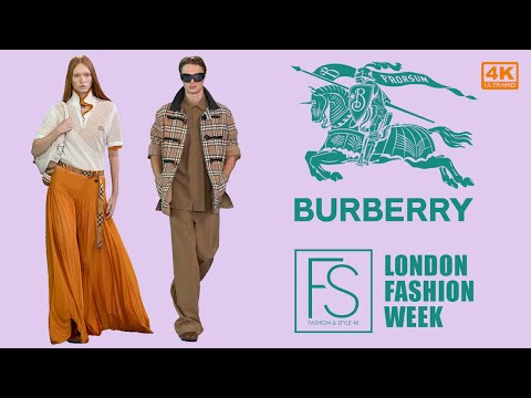 BURBERRY  SS 2025  London Fashion Week 4K UHD Mukai Koji 向井康二 |  Liu Wen