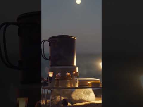 Cafe trên biển #camping #asmr #campinglife #sunset