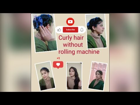 How to curl hair at home without rolling machine 😱💯👍wow it's amazing 😍🔥👀🧐#youtube #vlog #viralvideo