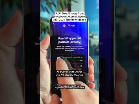 Introducing the first-ever 2024 Spotify Wrapped AI Podcast, built with NotebookLM. #SpotifyWrapped
