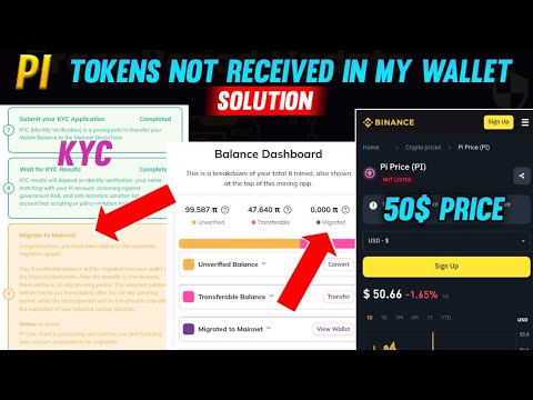 Pi Tokens Not Migrated In  Wallet | Pi Coin Migrated Problem Solution | Pi New Update | Pi Kyc #pi