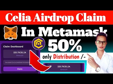 Celia Airdrop Withdraw process in Hindi or Urdu||Celia Airdrop Withdraw in Metamask||Celia Airdrop