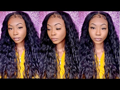 Middle part Closure Quick Weave ft. Model Model Gardenia Master mix Citron Curl Hair