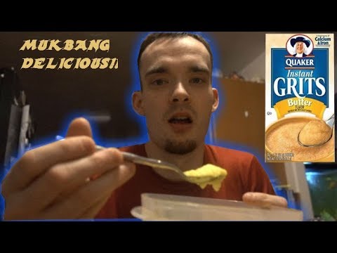 FIRST EVER MUKBANG! with GRITS!!