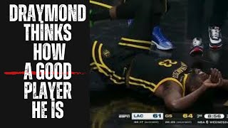 Draymond Green gets knocked and play goes on around him | Warriors vs Clippers