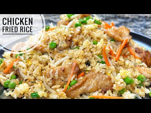 Chicken Fried Rice Recipe | How To Make Simple Fried Rice At Home | Cook Rice For Fried Rice