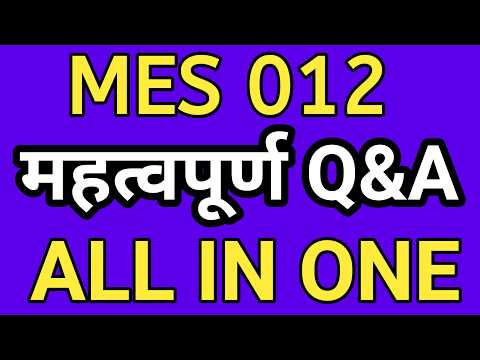 Education Nature and Purposes | ignou mes 012 | Previous years important questions answer