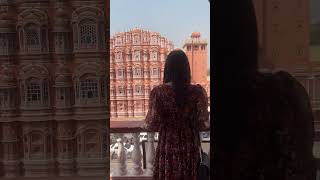 Hawa Mahal, Jaipur from Viewtop cafe #travelshorts #travelblogger #travelgram #jaipur #hawamahal