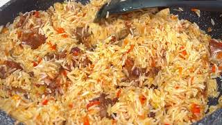 How To Make Suya Pepper Rice/Very Delicious Nigerian Recipe