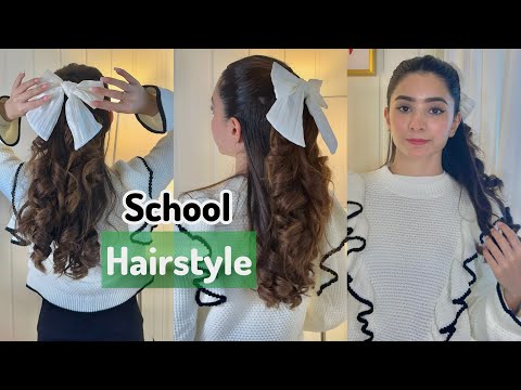 Cute Hairstyle for School❤️ | Winter Hairstyle 🥶❄️