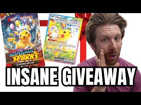 Giving Away 200 Surging Sparks Packs and a Pikachu SIR - Dripcember