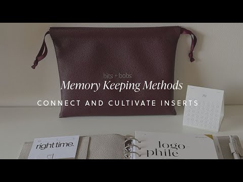 Creating Memories | Connect & Cultivate Inserts | Cloth & Paper