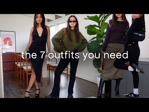 the only 7 outfits you need this winter