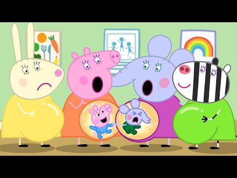 Brewing Cute Pregnant - Baby George Vs Baby Edmond | Peppa Pig Funny Animation