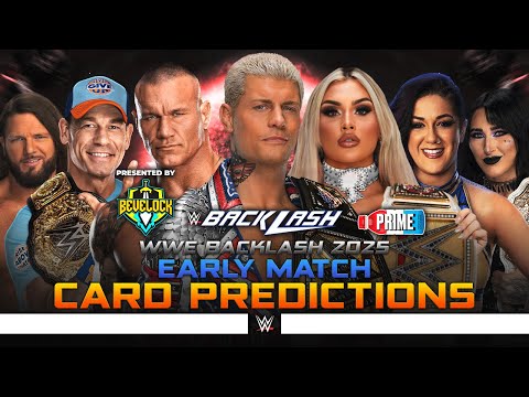 WWE Backlash 2025 - Match Card Predictions | Bevelock