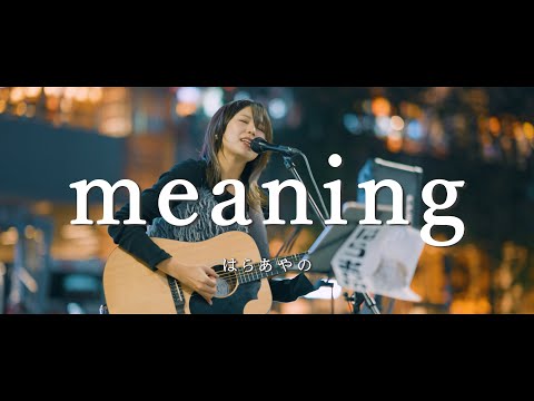 meaning - はらあやの  /  in 新宿路上ライブ