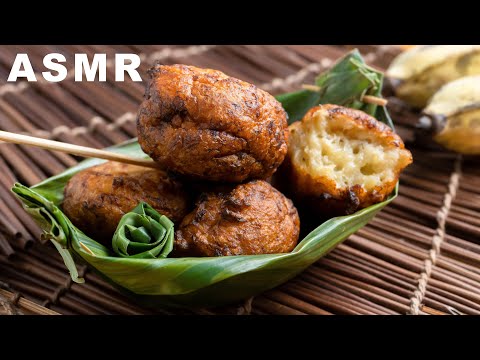 Kuih Kodok 炸香蕉球 🍌 (Malaysian Fried Banana Fritters) | ASMR [My Lovely Recipes]