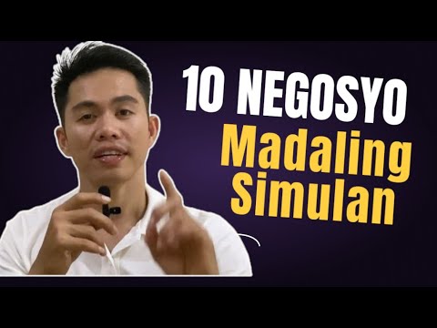 10 Negosyo na Madaling Simulan