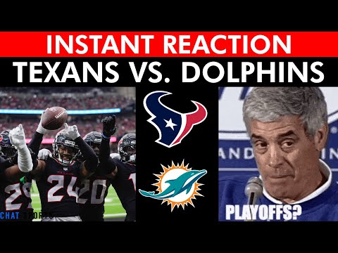 Texans vs. Dolphins Postgame Analysis, Stats & Highlights | Derek Stingley + AFC Playoff Race